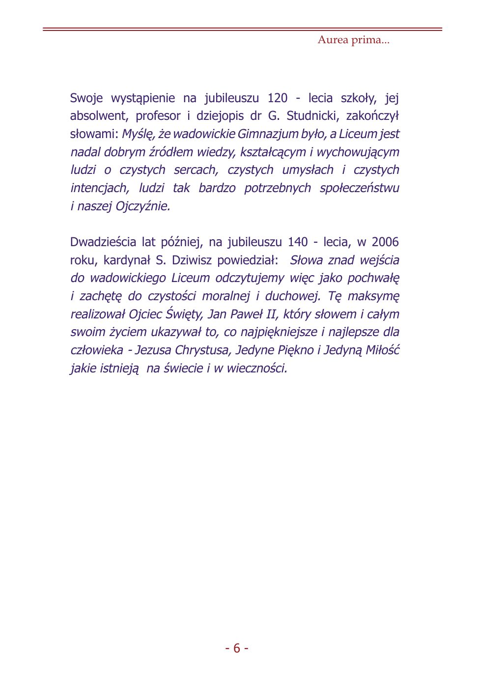 Z.Jurczak. Komentarz do dziejow szkoly. — strona 4