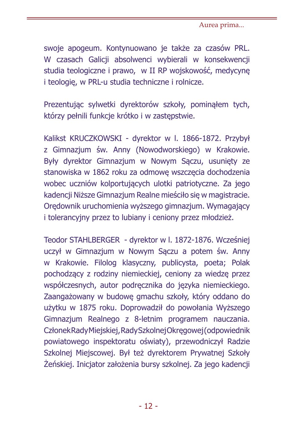 Z.Jurczak. Komentarz do dziejow szkoly. — strona 10