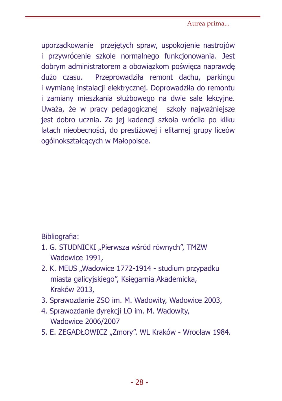 Z.Jurczak. Komentarz do dziejow szkoly. — strona 26