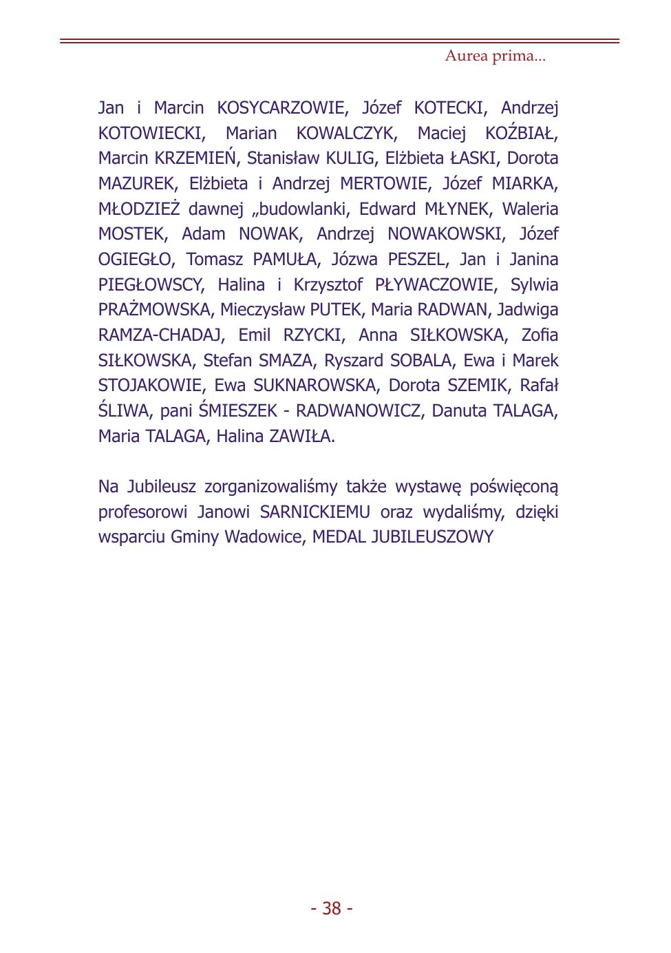 Z.Jurczak. Komentarz do dziejow szkoly. — strona 36