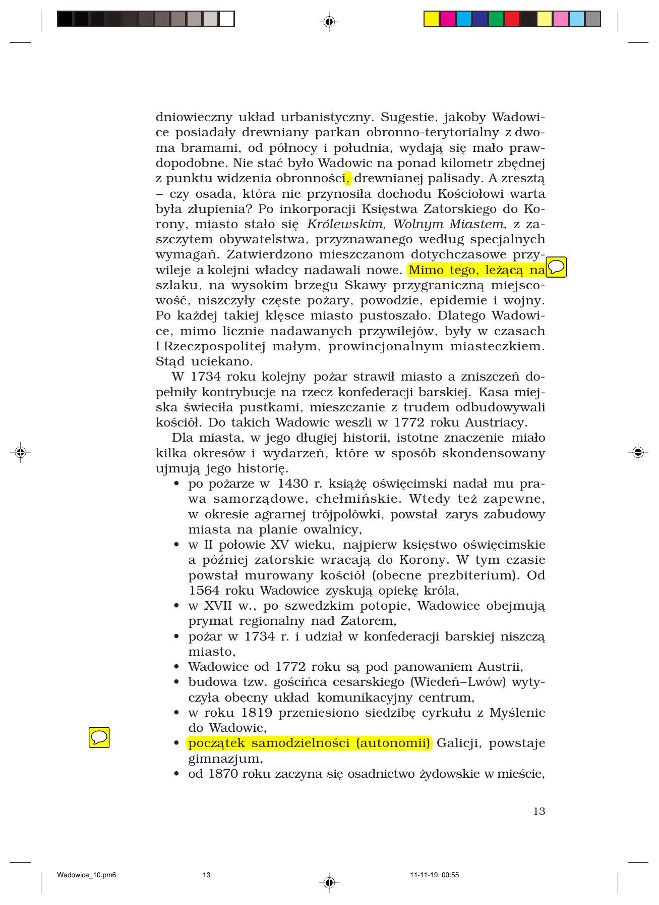 Z.Jurczak. WADOWICZANIE — strona 13