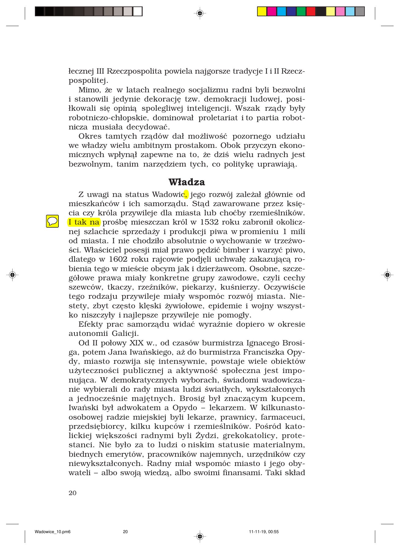 Z.Jurczak. WADOWICZANIE — strona 20