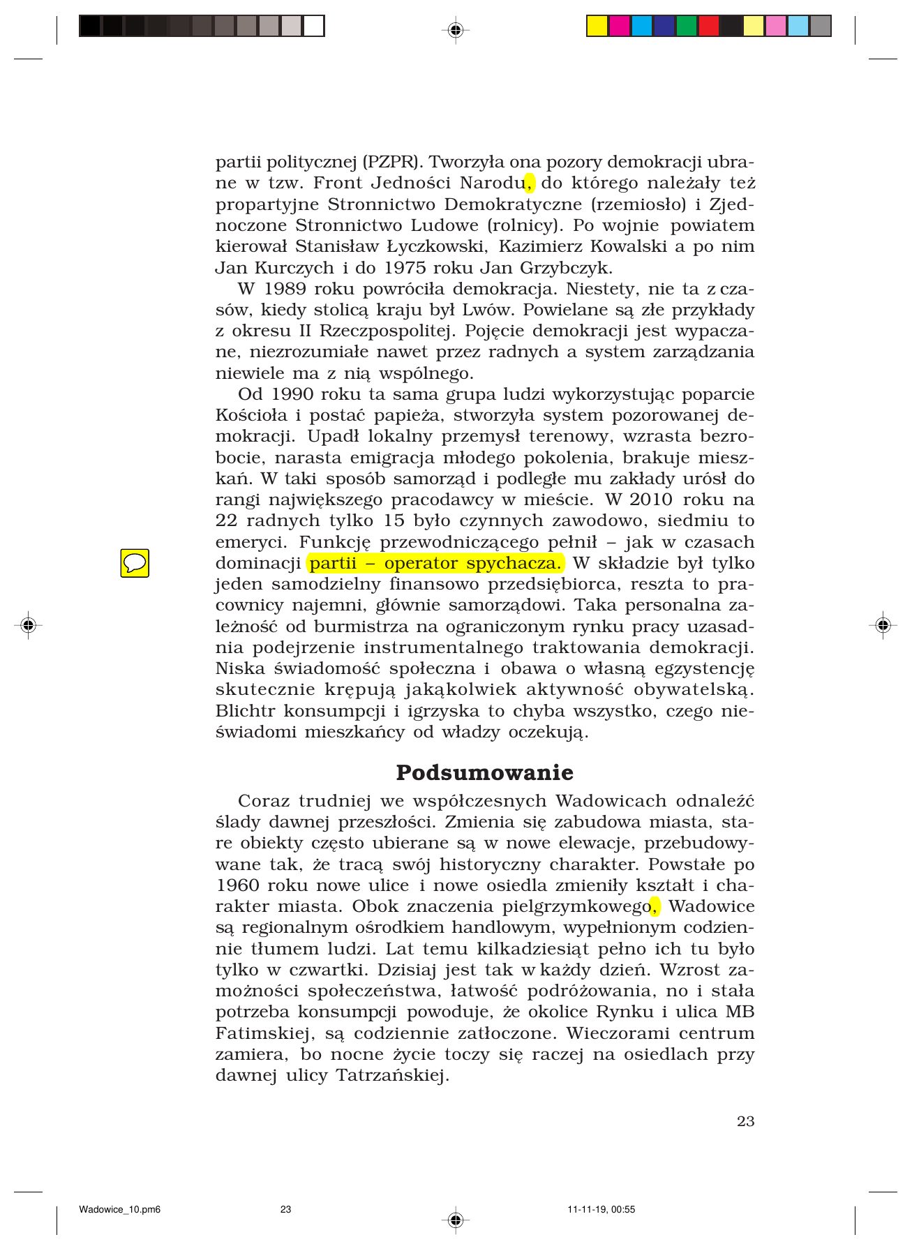 Z.Jurczak. WADOWICZANIE — strona 23