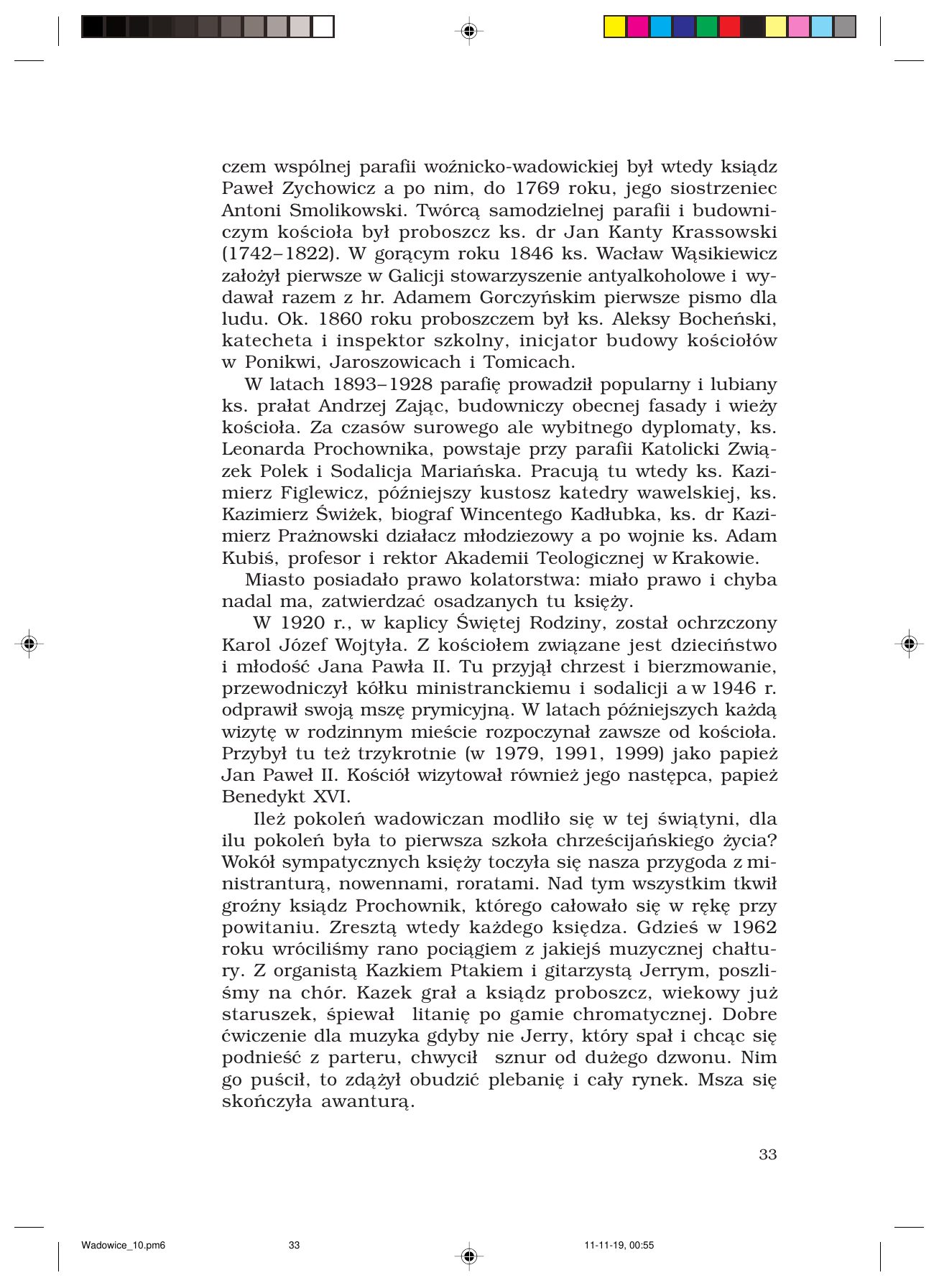 Z.Jurczak. WADOWICZANIE — strona 33