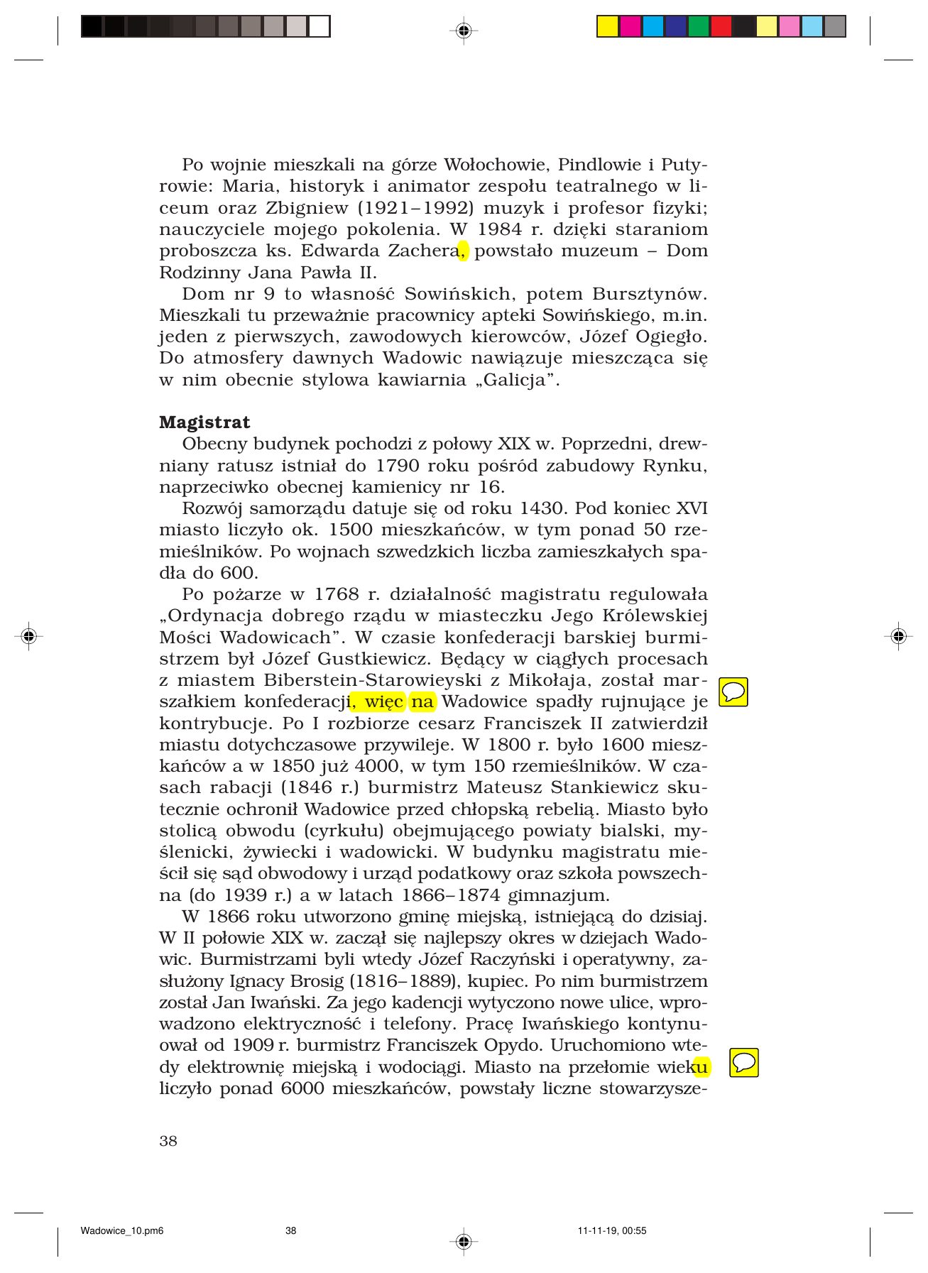 Z.Jurczak. WADOWICZANIE — strona 38