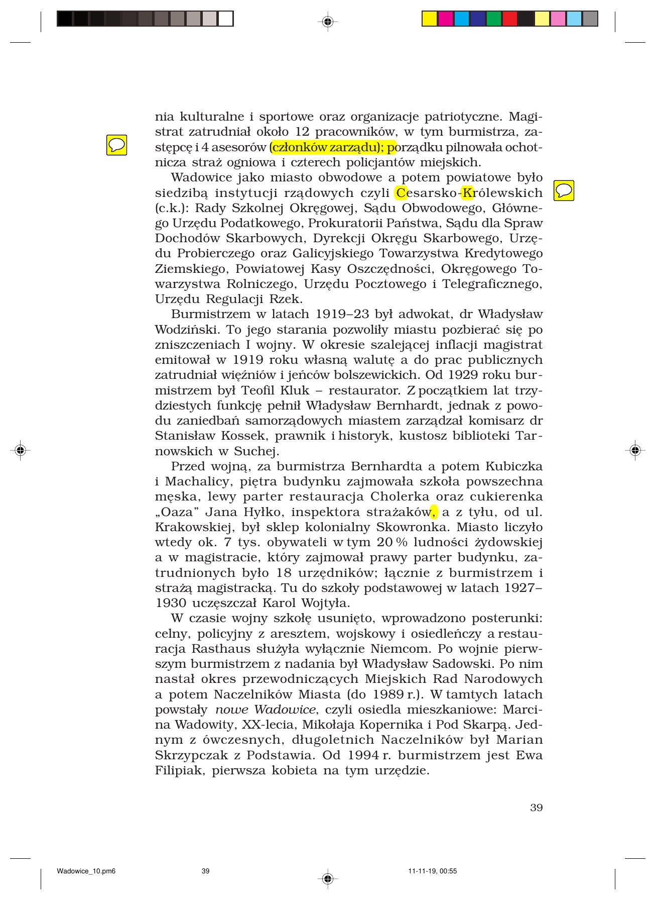 Z.Jurczak. WADOWICZANIE — strona 39