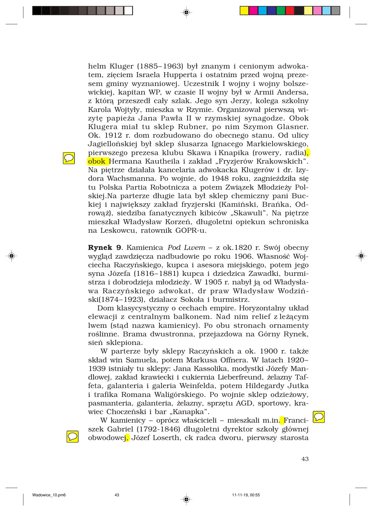 Z.Jurczak. WADOWICZANIE — strona 43