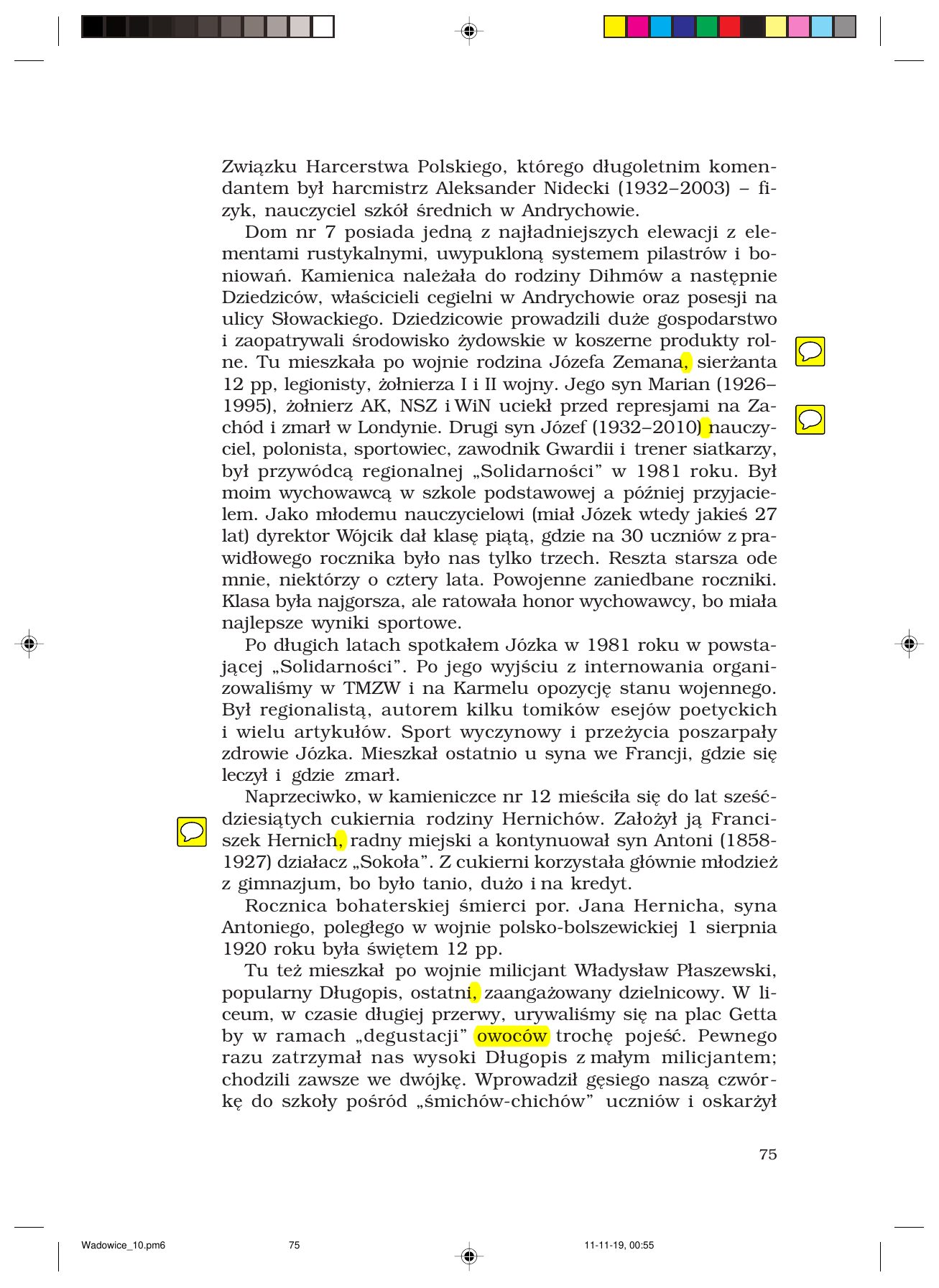 Z.Jurczak. WADOWICZANIE — strona 75