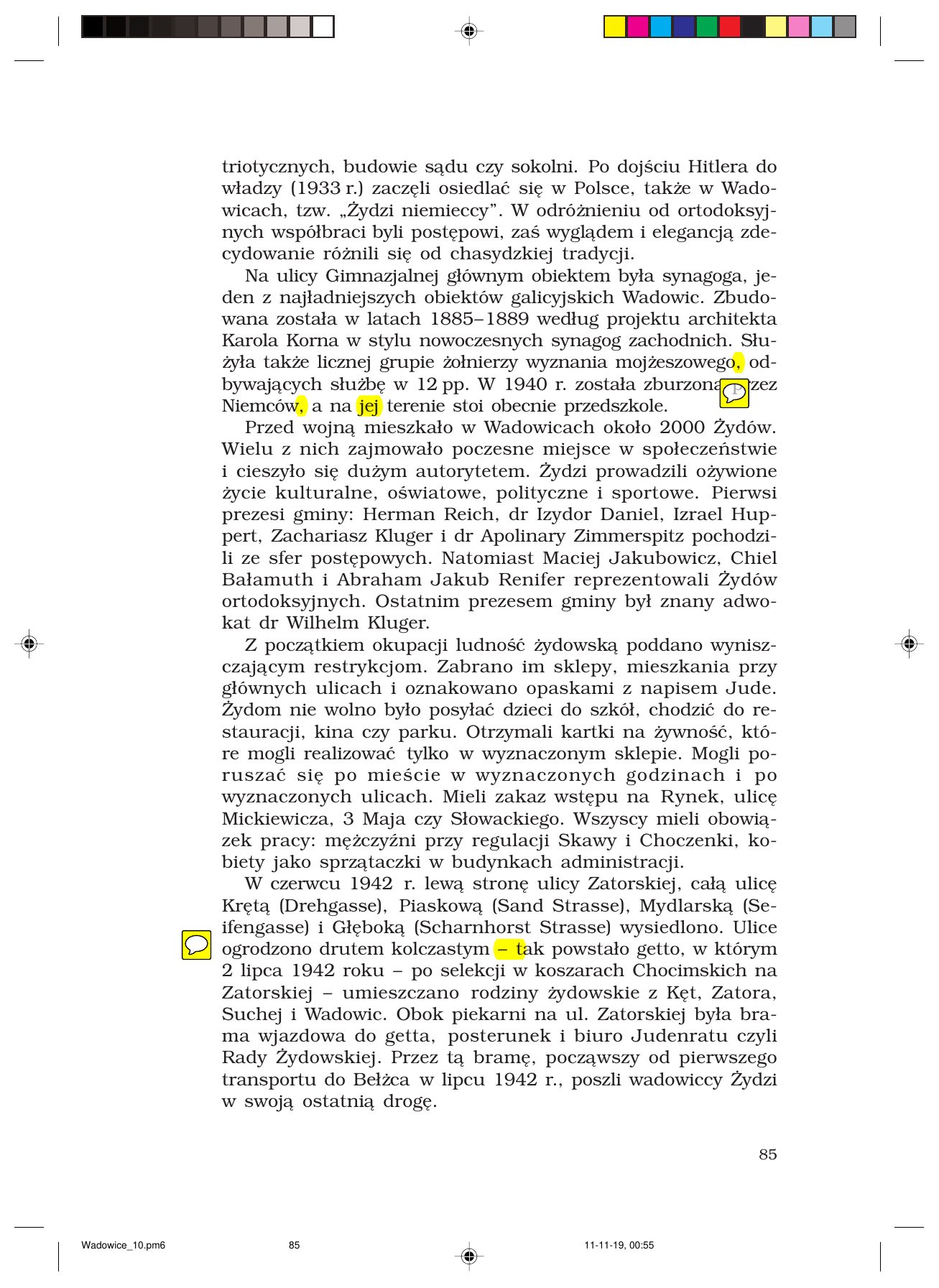 Z.Jurczak. WADOWICZANIE — strona 85