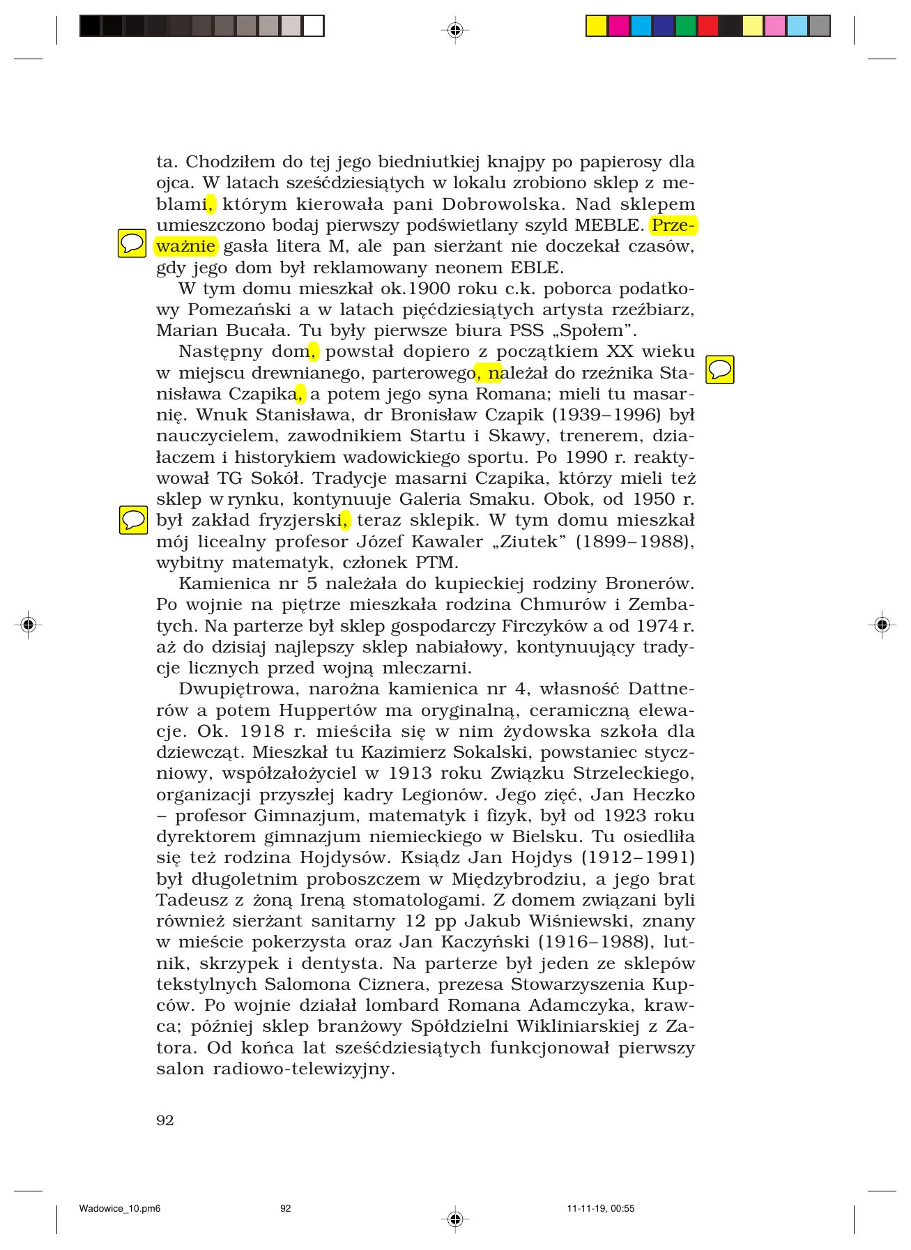 Z.Jurczak. WADOWICZANIE — strona 92