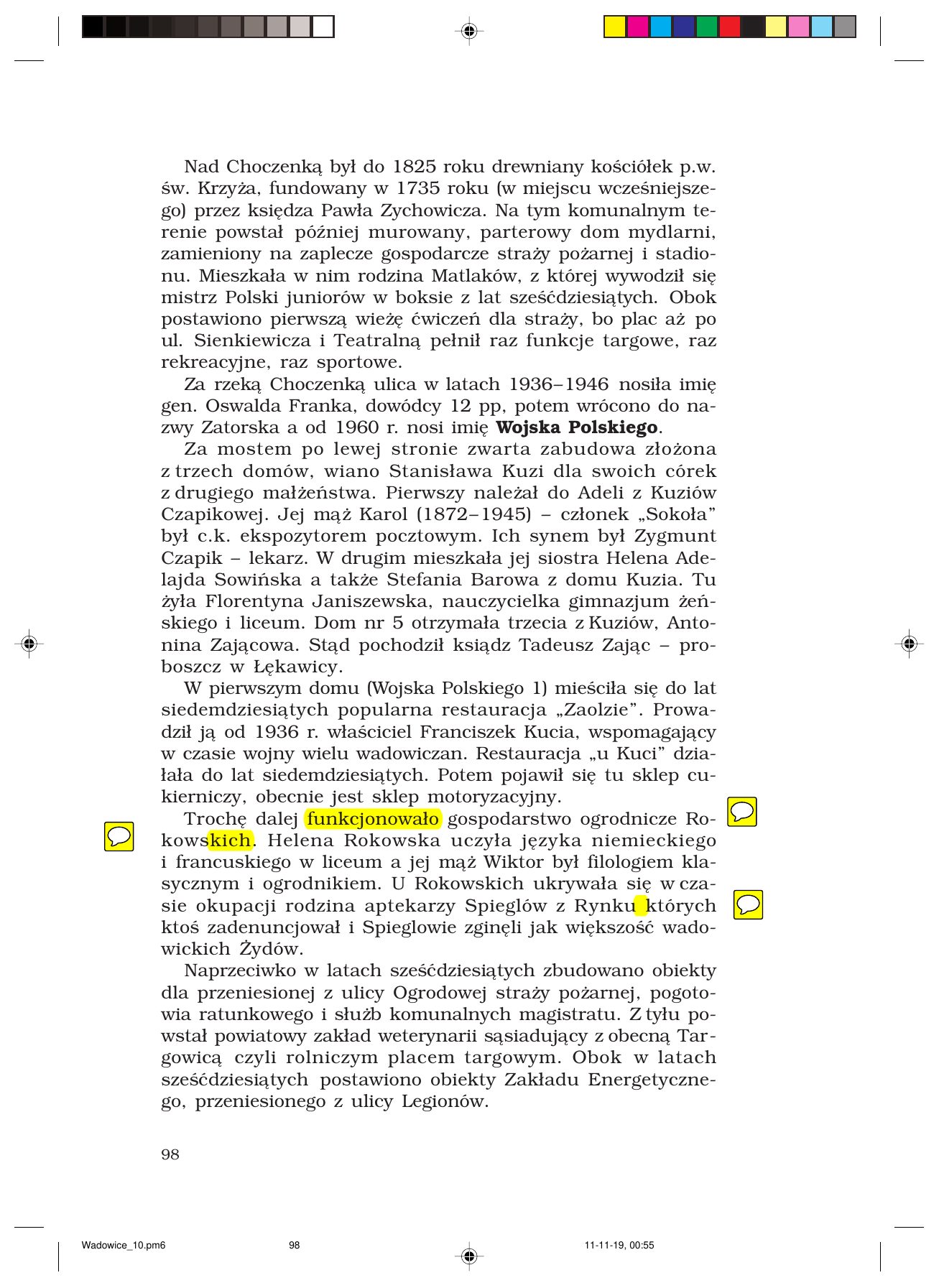 Z.Jurczak. WADOWICZANIE — strona 98