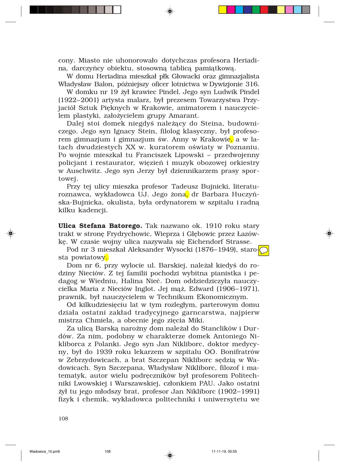 Z.Jurczak. WADOWICZANIE — strona 108