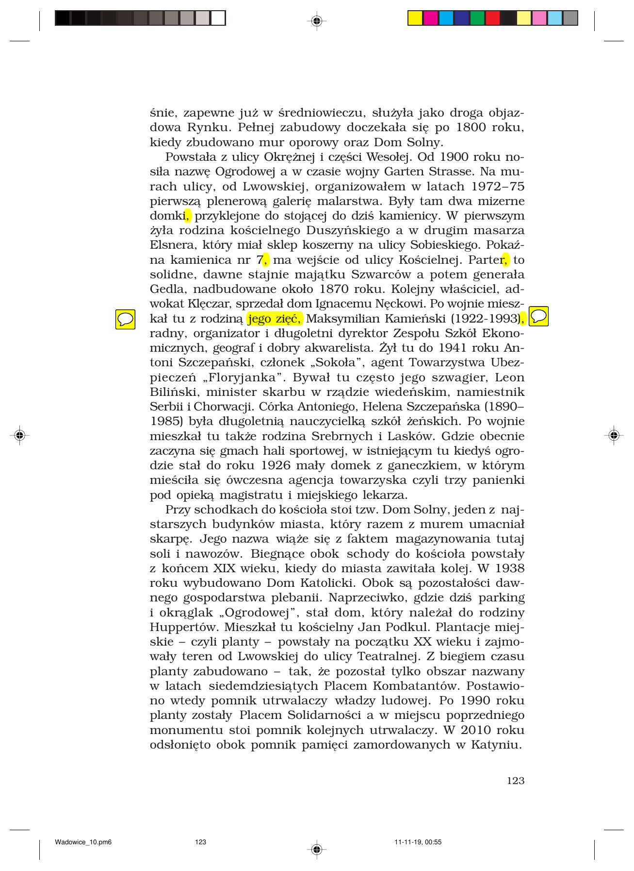 Z.Jurczak. WADOWICZANIE — strona 123