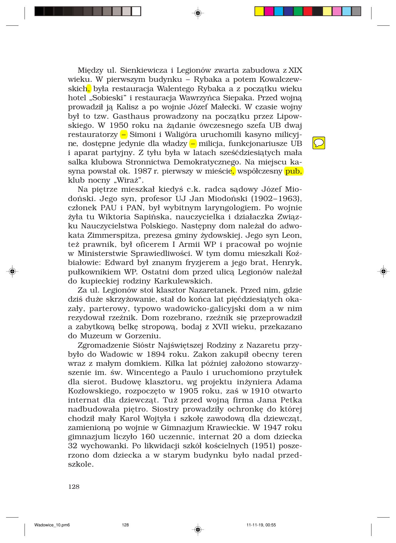Z.Jurczak. WADOWICZANIE — strona 128