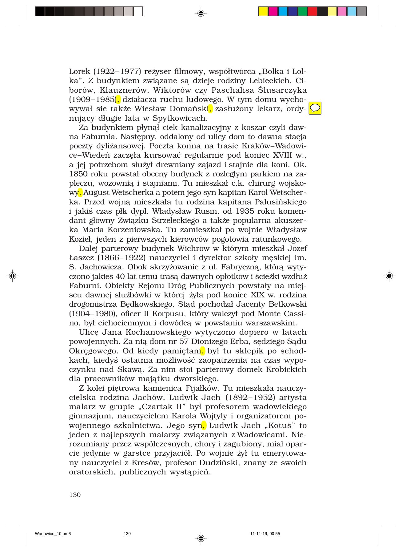 Z.Jurczak. WADOWICZANIE — strona 130