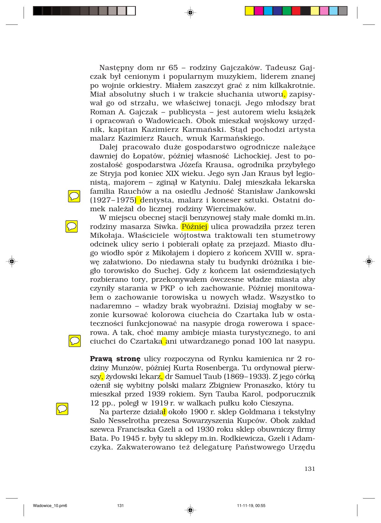 Z.Jurczak. WADOWICZANIE — strona 131