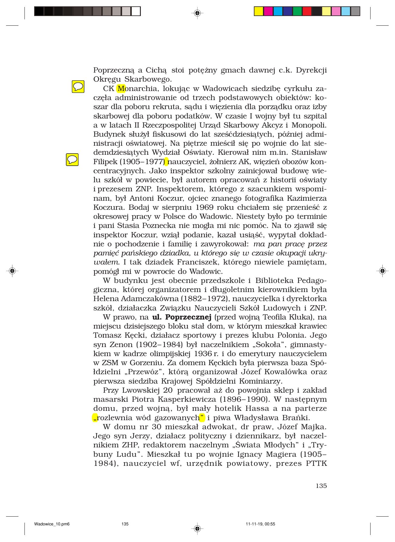 Z.Jurczak. WADOWICZANIE — strona 135