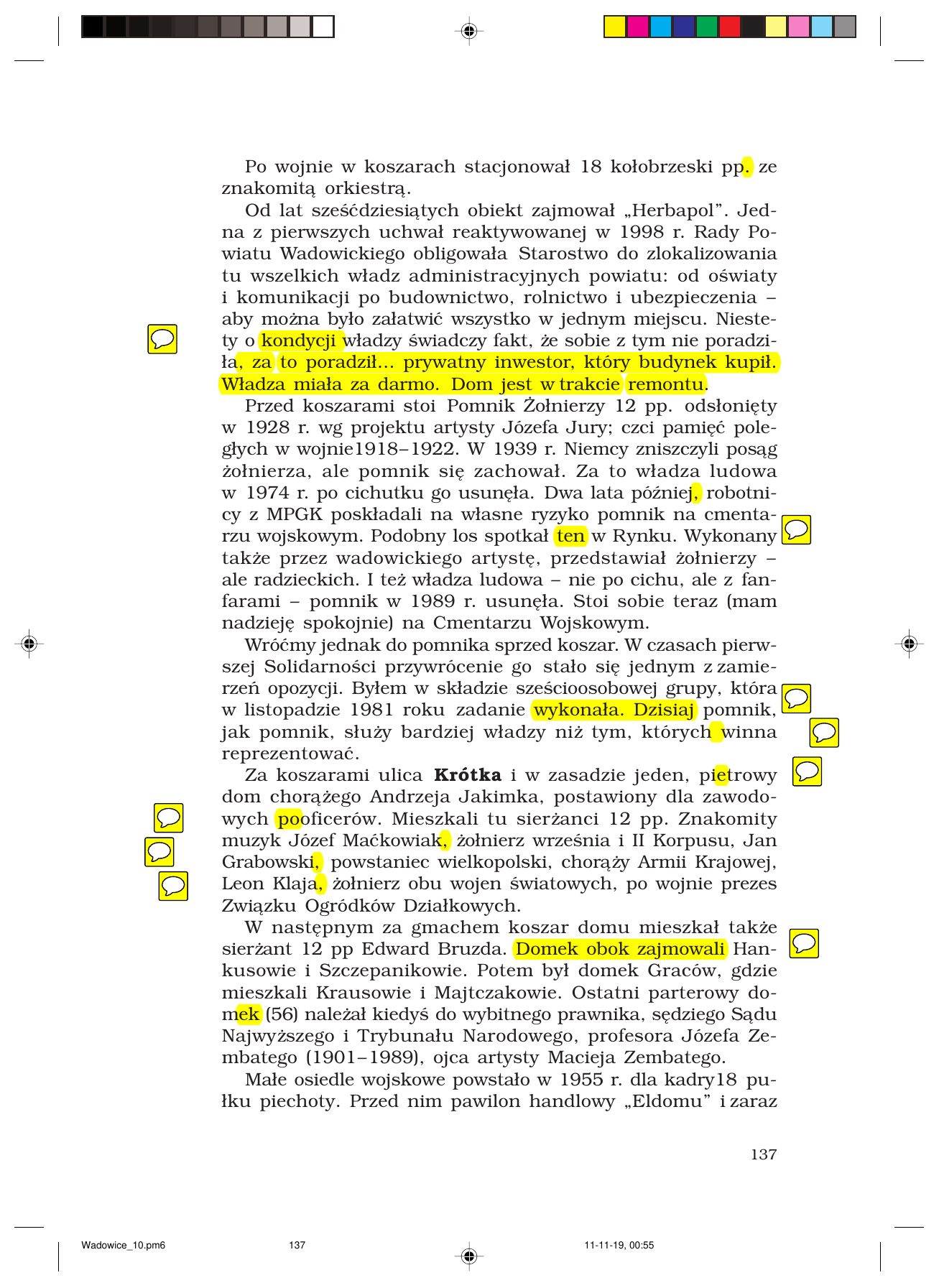 Z.Jurczak. WADOWICZANIE — strona 137