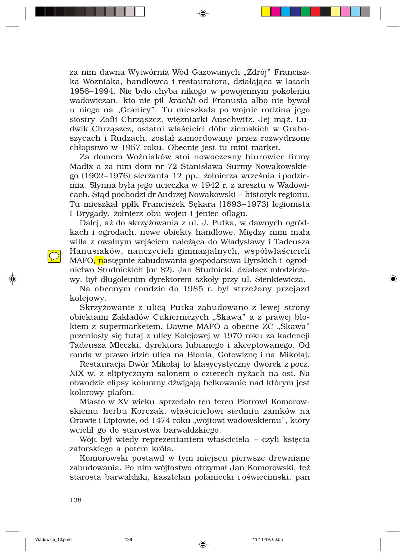 Z.Jurczak. WADOWICZANIE — strona 138
