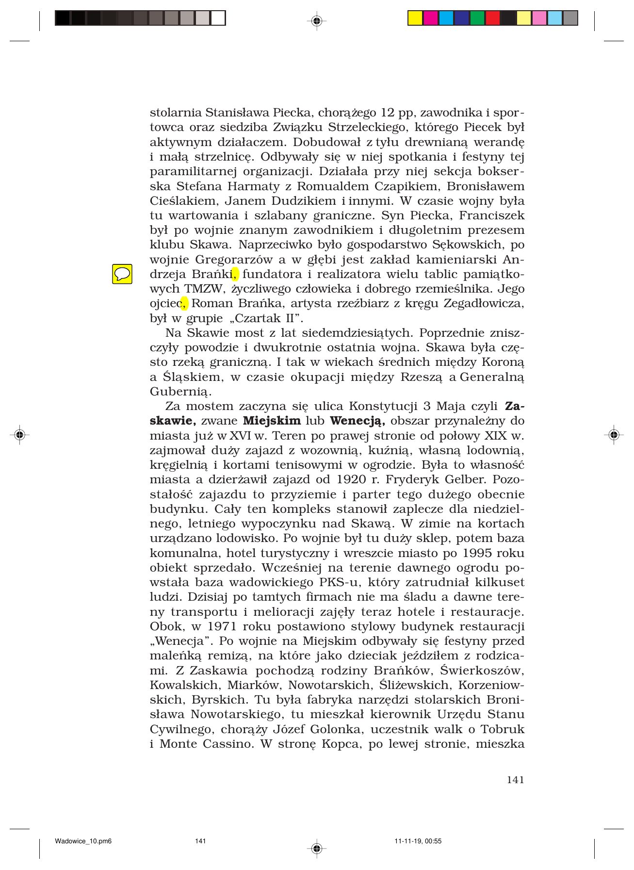Z.Jurczak. WADOWICZANIE — strona 141