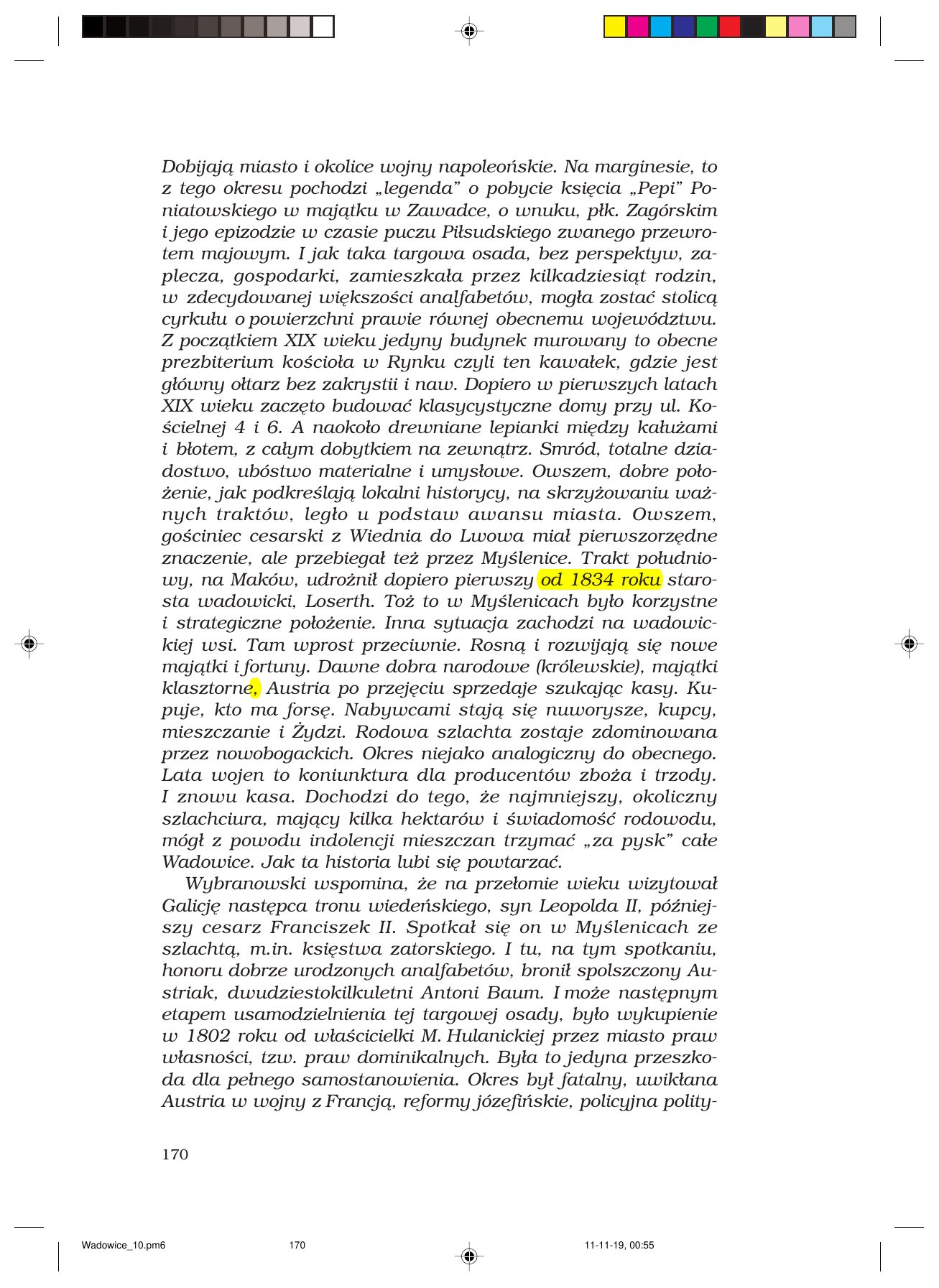Z.Jurczak. WADOWICZANIE — strona 170