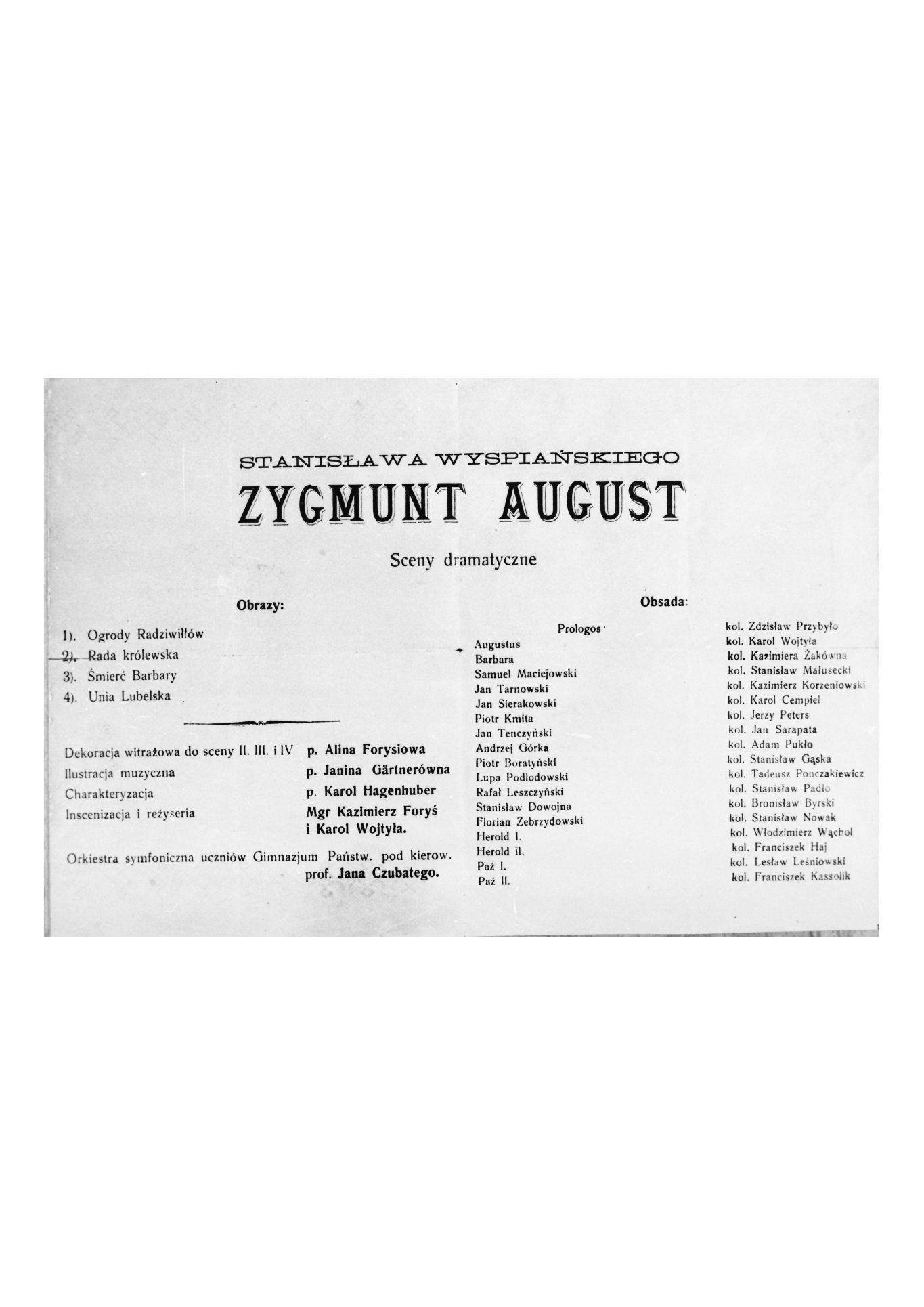Zygmunt August 1937 — strona 1