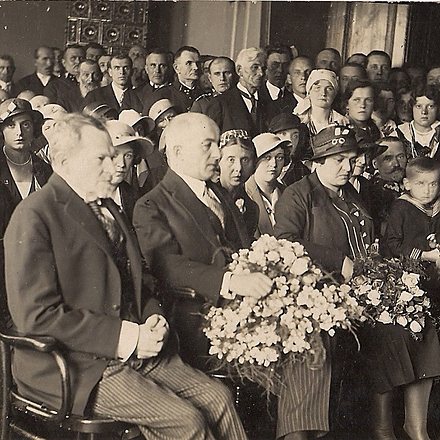 1935, kasyno na Lwowskiej, z okazji smierci Marszałka0
