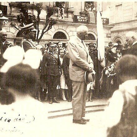 Ignacy Mościcki w Wadowicach 1929r