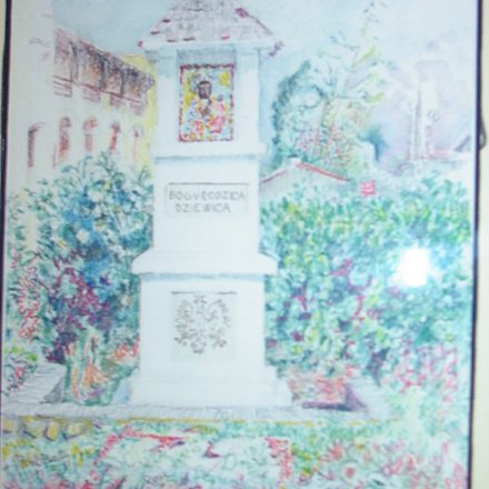 Kapliczka rys. z 1980