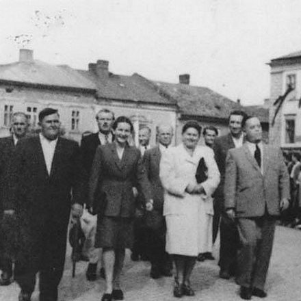 Obchody pierwszomajowe w 1953 roku. Rynek0