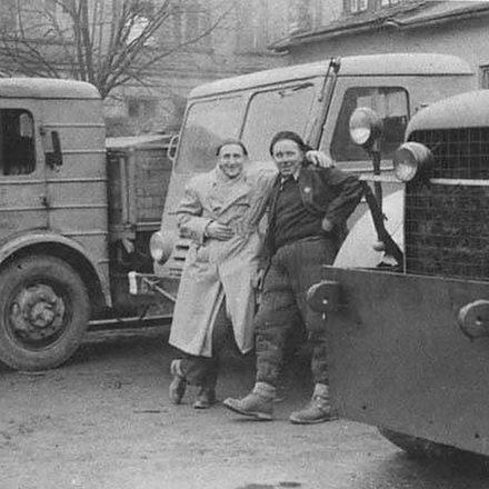 Rejon Dróg Publicznych Wadowice, najprawdopodobniej ulica Kochanowskiego. Rok 1952 20