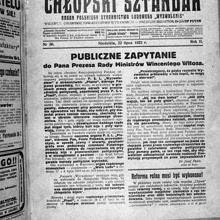chłopski sztandar